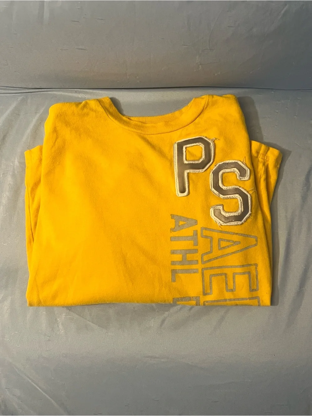 Aeropostale Yellow PS Graphic Long-Sleeve Tee